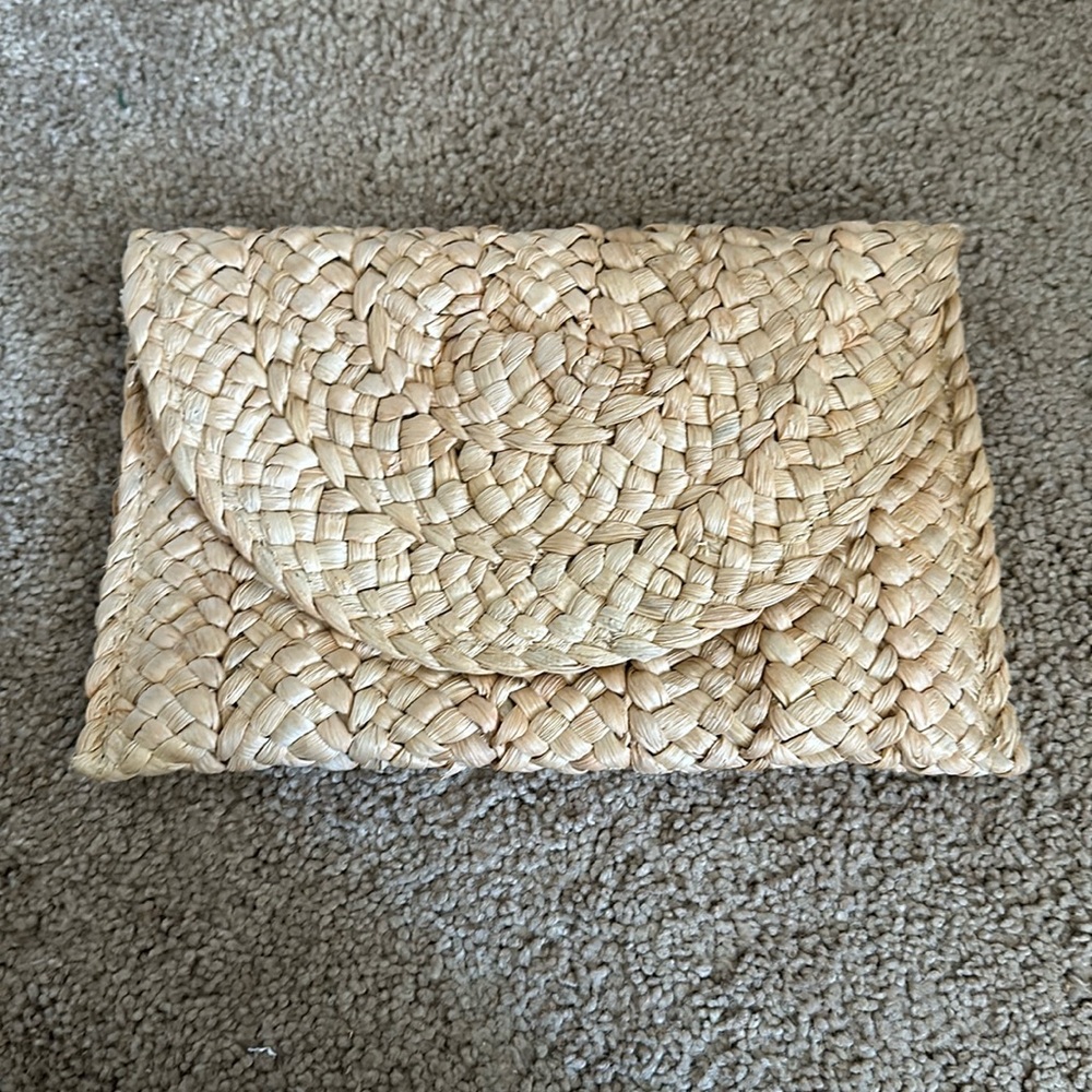 Straw Clutch Purses for Women Summer Beach Bags Envelope Woven Clutch Handbags